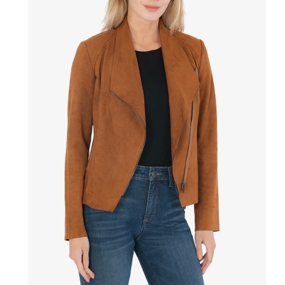 Kut from the Kloth Jackets & Blazers - Kut From The Kloth Carina Faux Suede Drape Jacket NWT Size Small